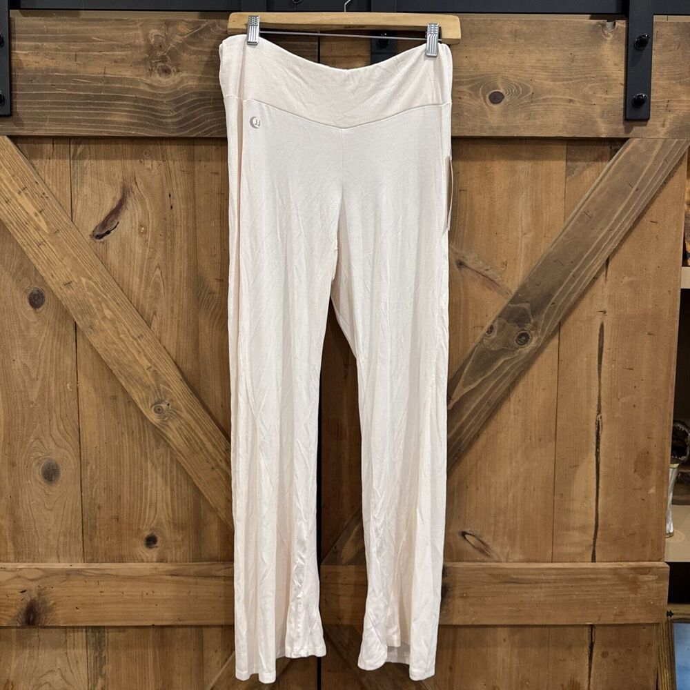 JJ Winks Women’s Sz XL Blush Pink Flare Happy Hour Sleep Lounge Pants New